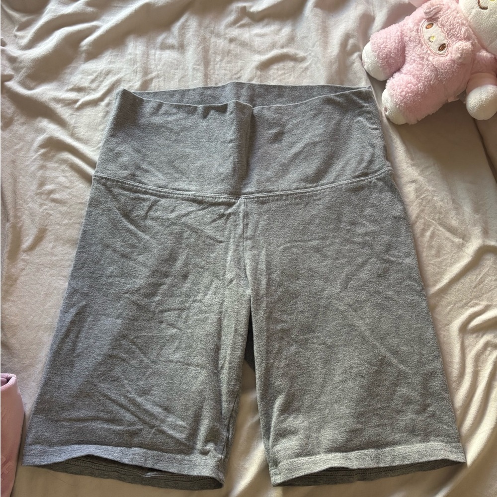 Women's TNA Heather Gray Bike Shorts
